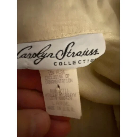 Vintage Made In U.S.A. Carolyn Strauss Dress Large - Picture 3 of 6